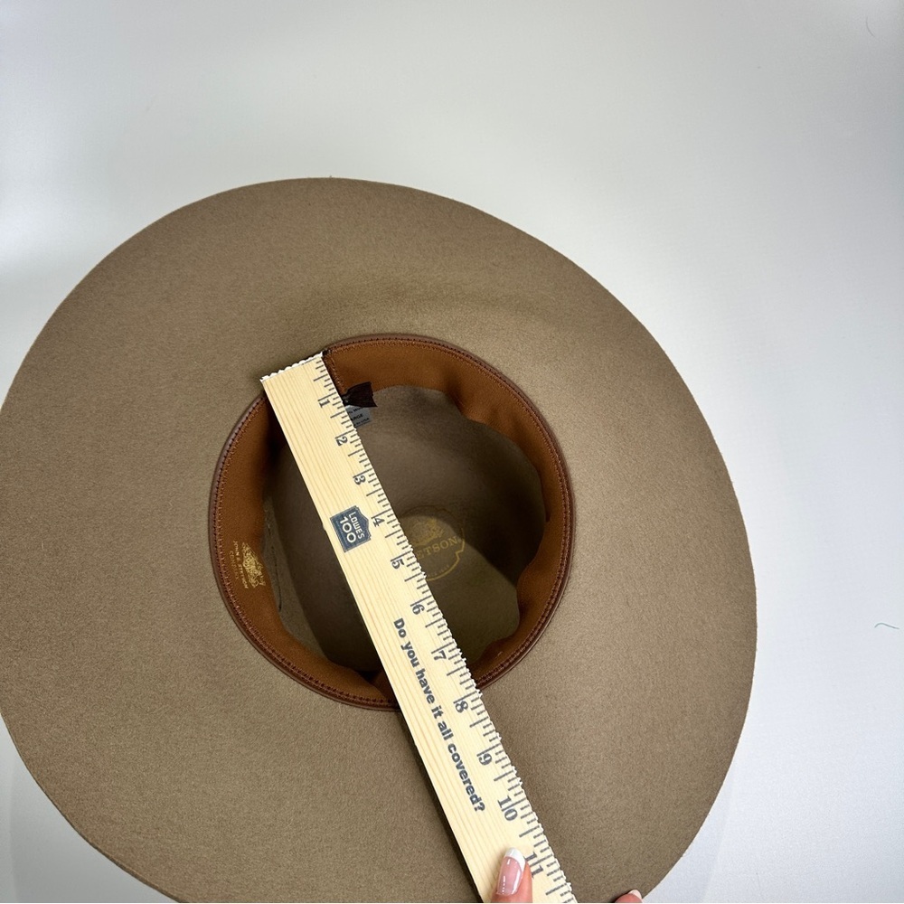 Stetson Women’s Soft Wide Brim Wool Felt Hat Tan Large - Picture 11 of 14